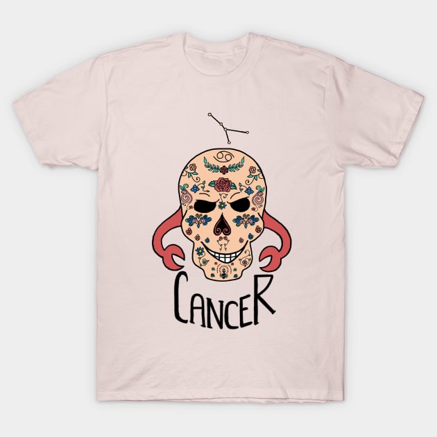 Cancer Jun 21 - Jul 22 T-Shirt by El Californiaro